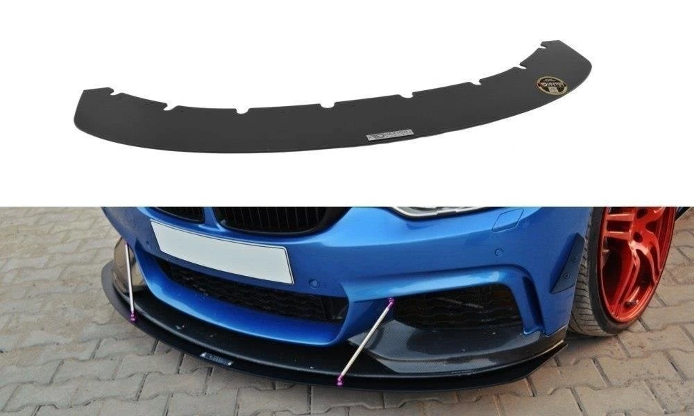 FRONT RACING SPLITTER V.3 for BMW 4 Coupe / Gran Coupe / Cabrio M-Pack F32 / F36 / F33