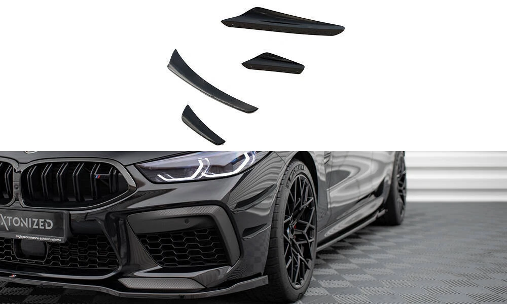 Front Bumper Wings (Canards) BMW M8 Gran Coupe F93 / Coupe F92