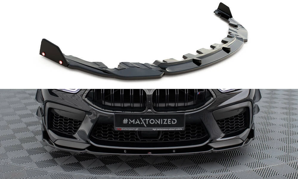 Front Splitter V.1 + Flaps BMW M8 Gran Coupe F93 / Coupe F92