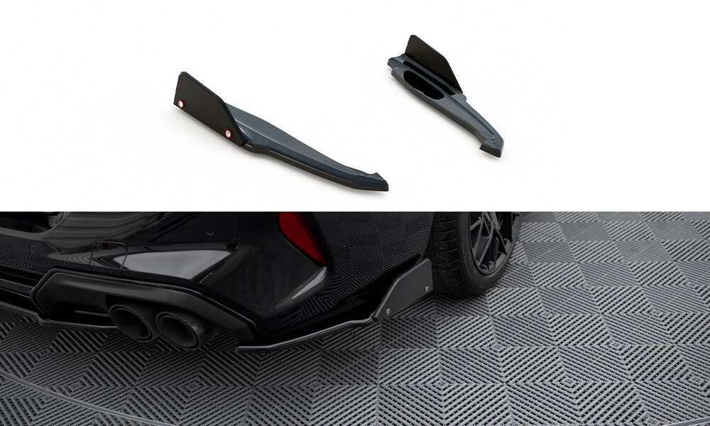 Rear Side Splitters V.1 + Flaps BMW M8 Gran Coupe F93 / Coupe F92